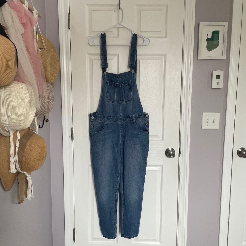 Wallflower denim overalls girl’s women’s size large
